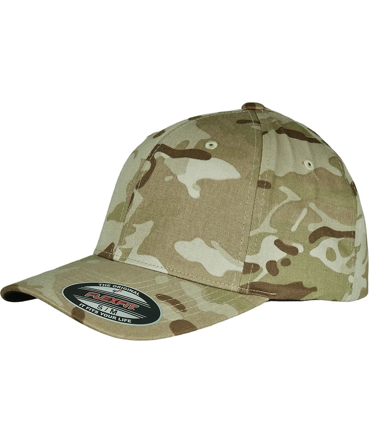 Flexfit By Yupoong Flexfit Multicam 6277Mc YP112 - Khaki Multicam - Customisable Caps