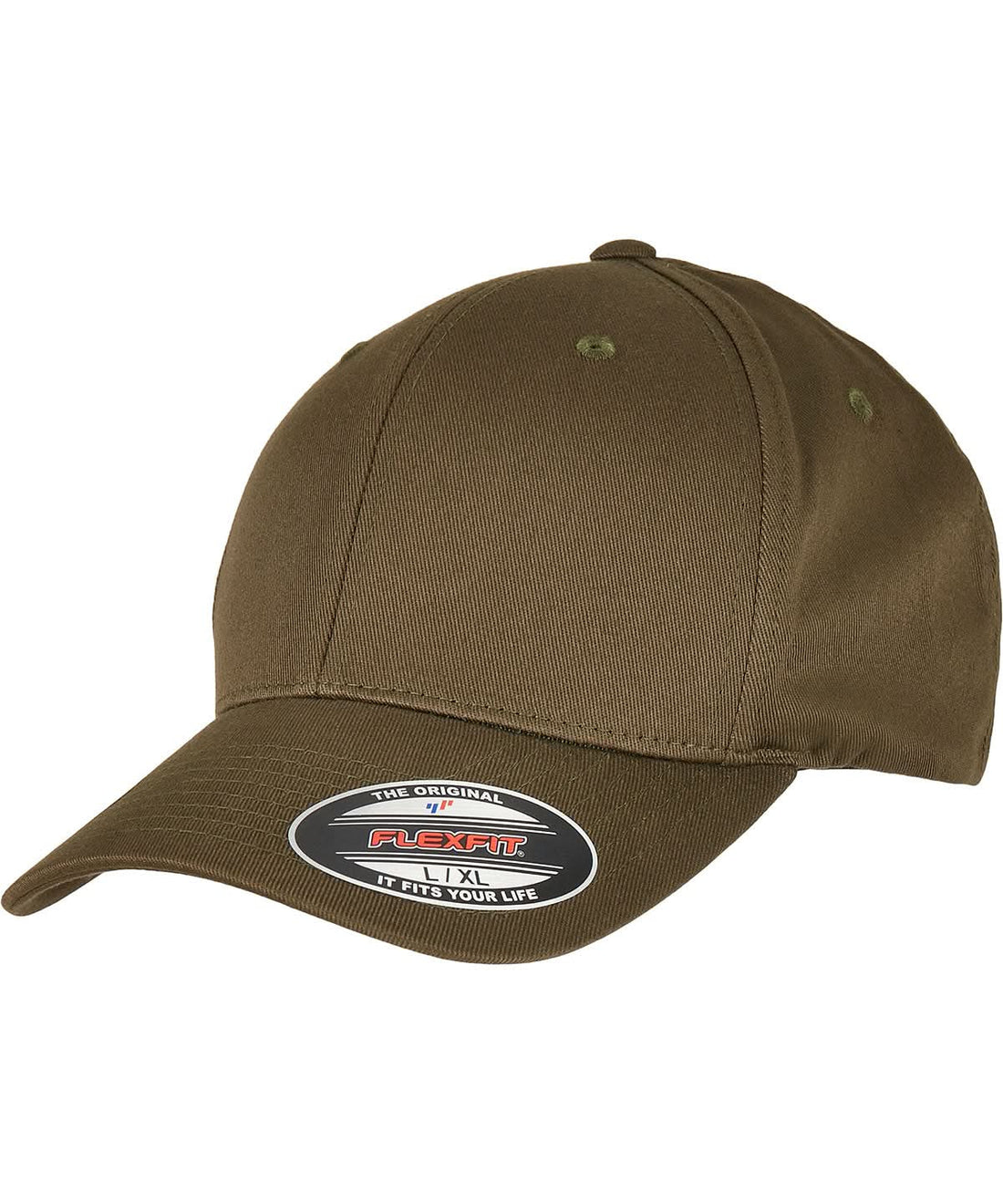 Flexfit By Yupoong Flexfit Organic Cotton Cap 6277Oc YP113 - Burnt Olive - Customisable Caps