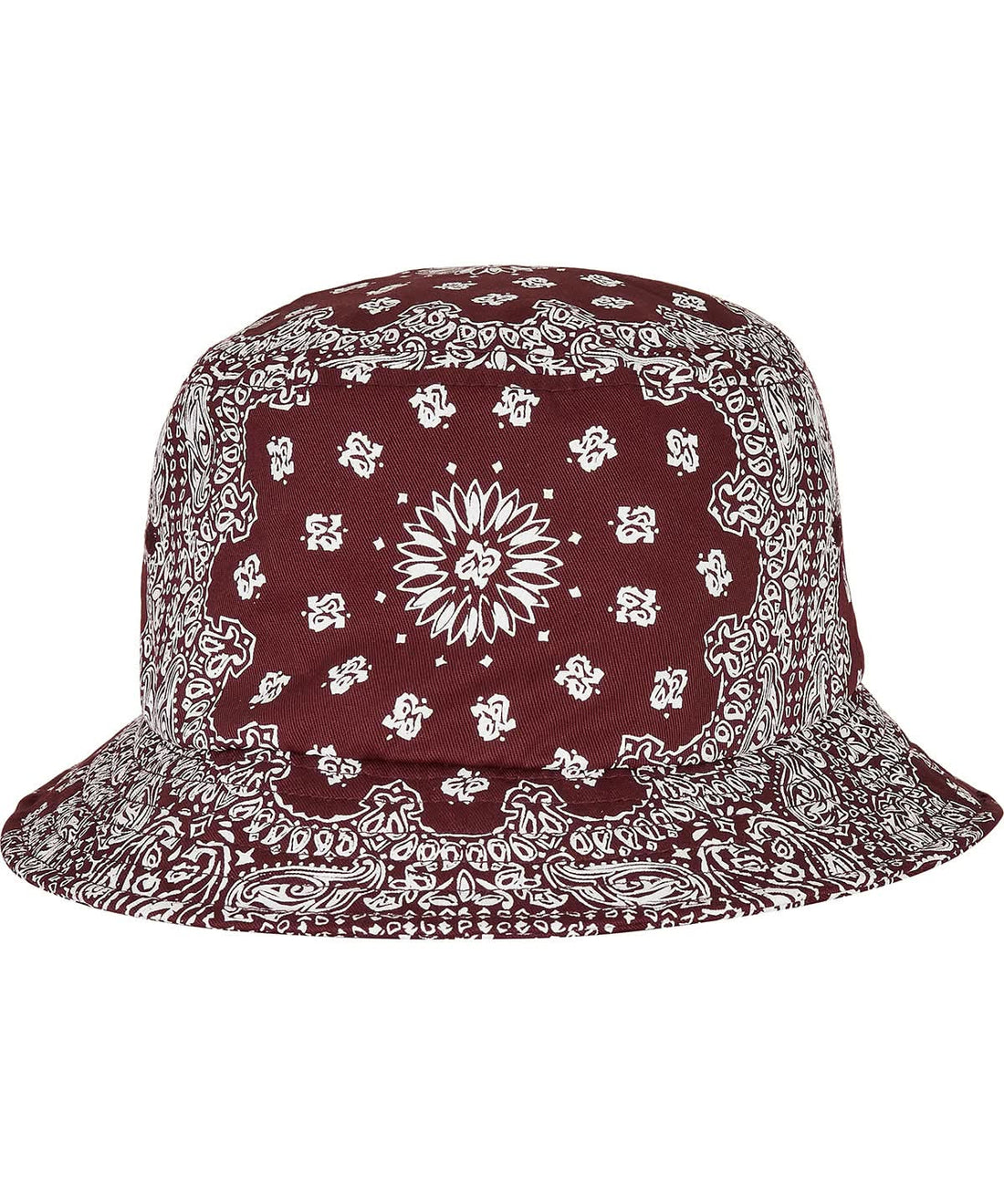 Flexfit By Yupoong Bandana Print Bucket Hat 5003Bp YP140 - Cherry White One size - Customisable Hats