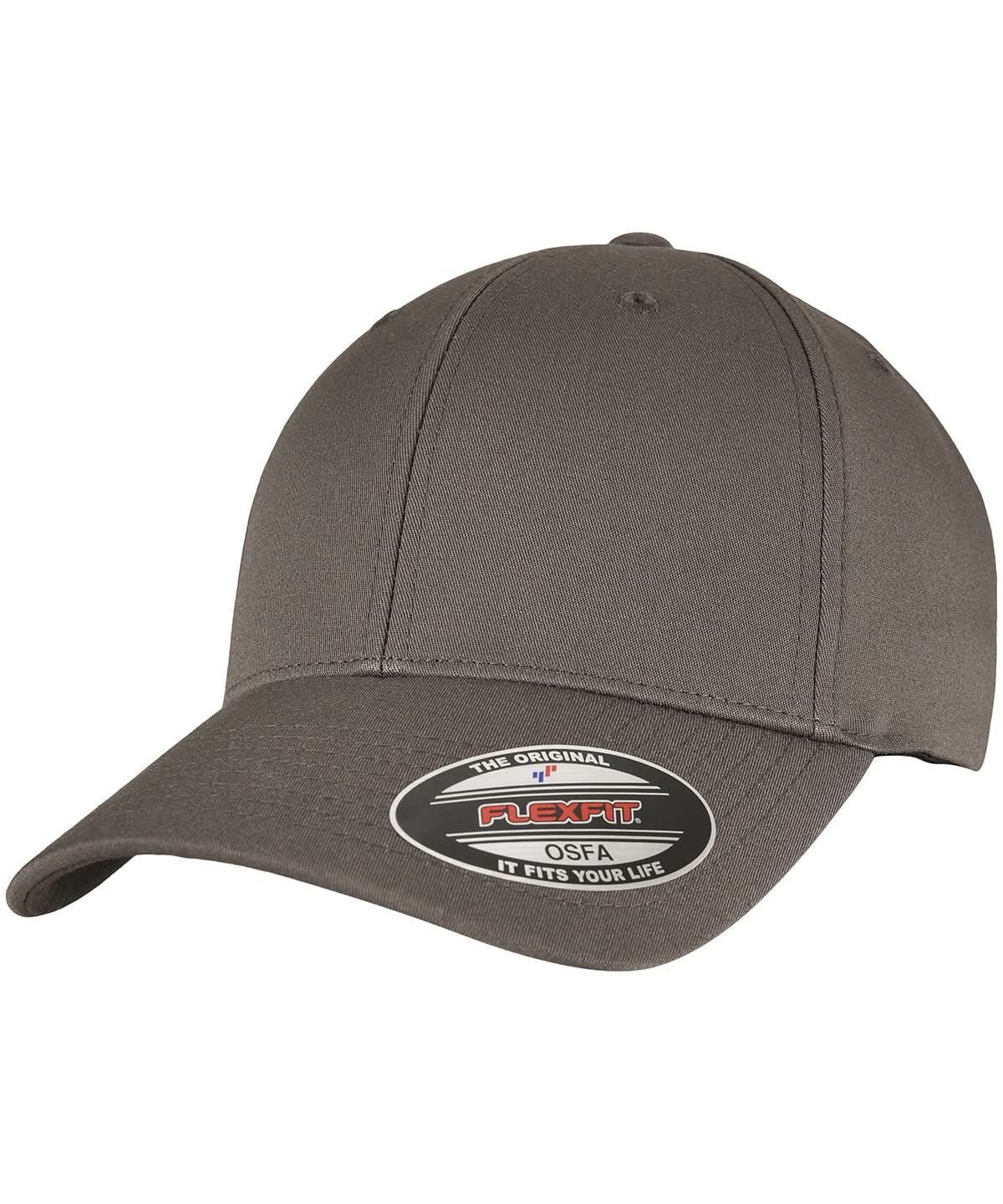 Flexfit By Yupoong Alpha Shape Flexfit 6277As YP146 - Dark Grey - Customisable Caps