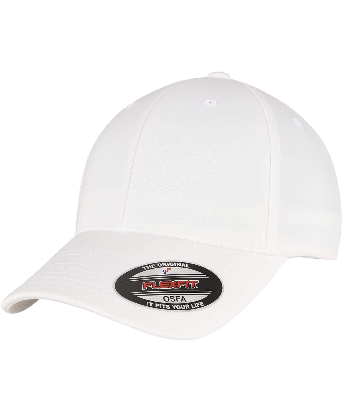 Flexfit By Yupoong Alpha Shape Flexfit 6277As YP146 - White - Customisable Caps