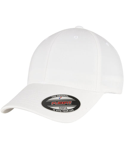 Flexfit By Yupoong Alpha Shape Flexfit 6277As YP146 - White - Customisable Caps