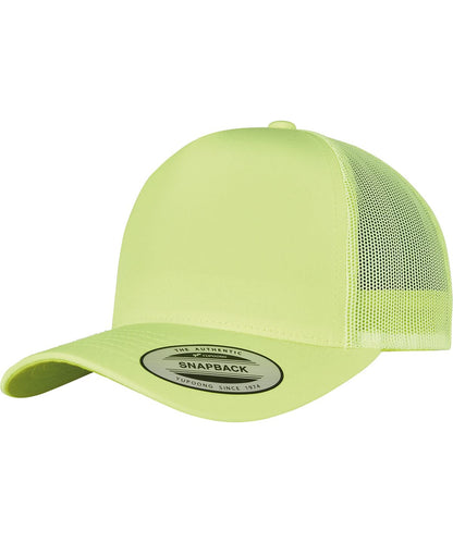 Flexfit By Yupoong Neon Retro Trucker 6506Nt YP163 - Neon Yellow One size - Customisable Caps