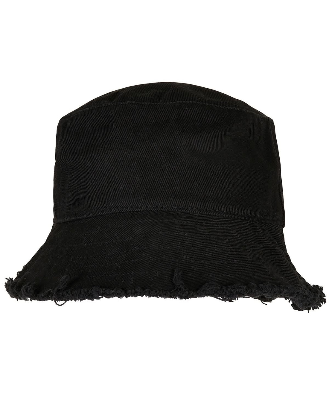 Flexfit By Yupoong Open Edge Bucket Hat YP165 - Black One size - Customisable Hats