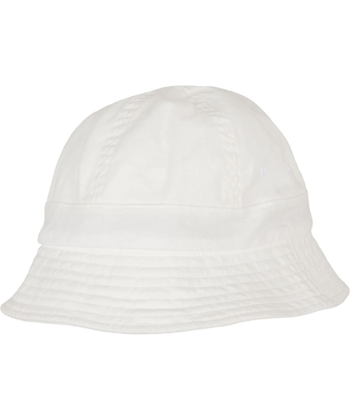 Flexfit By Yupoong Eco Washing Flexfit No Top Tennis Hat YP173 - White One size - Customisable Hats