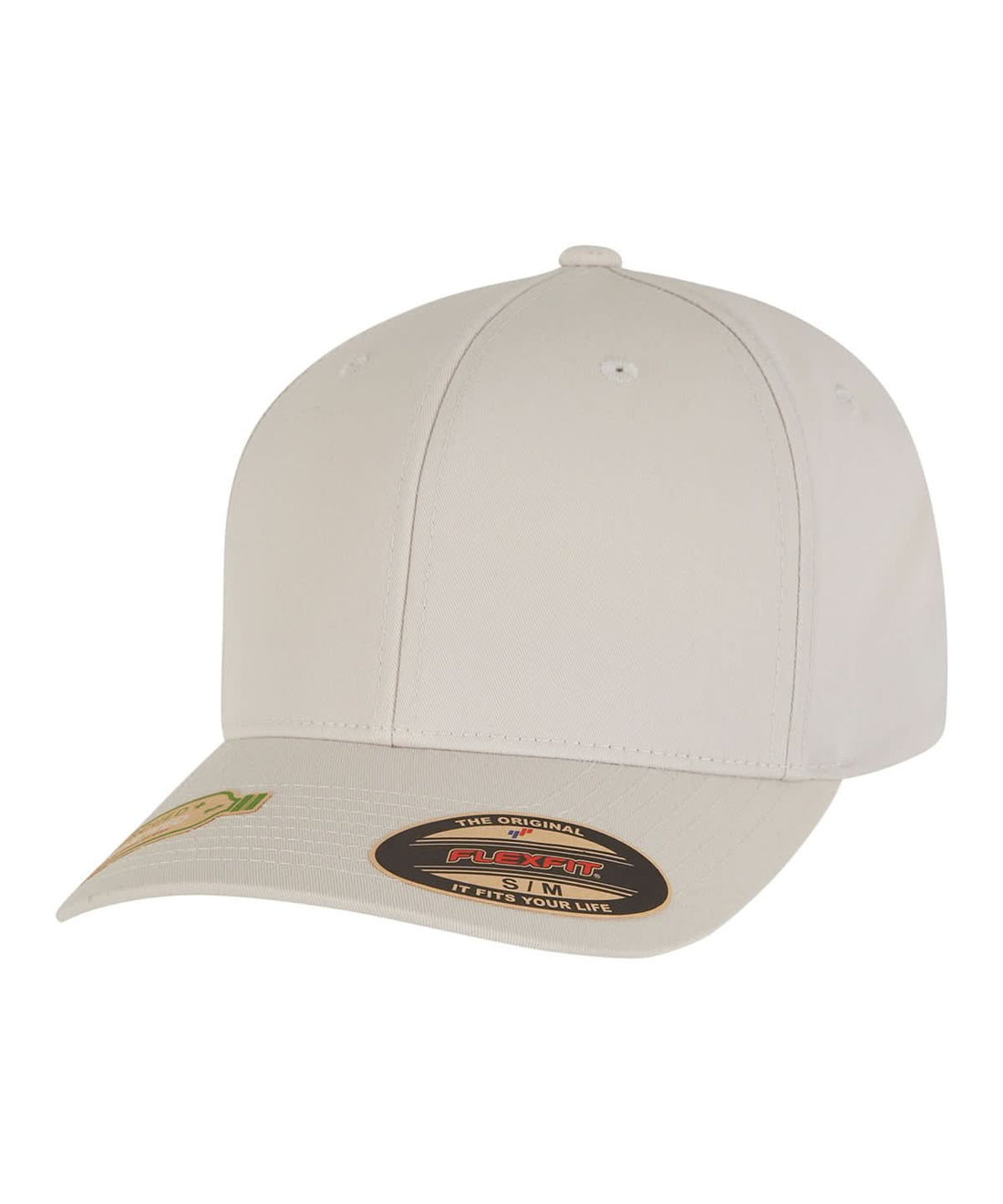 Flexfit By Yupoong Flexfit Recycled Polyester Cap YP174 - Beige - Customisable Caps