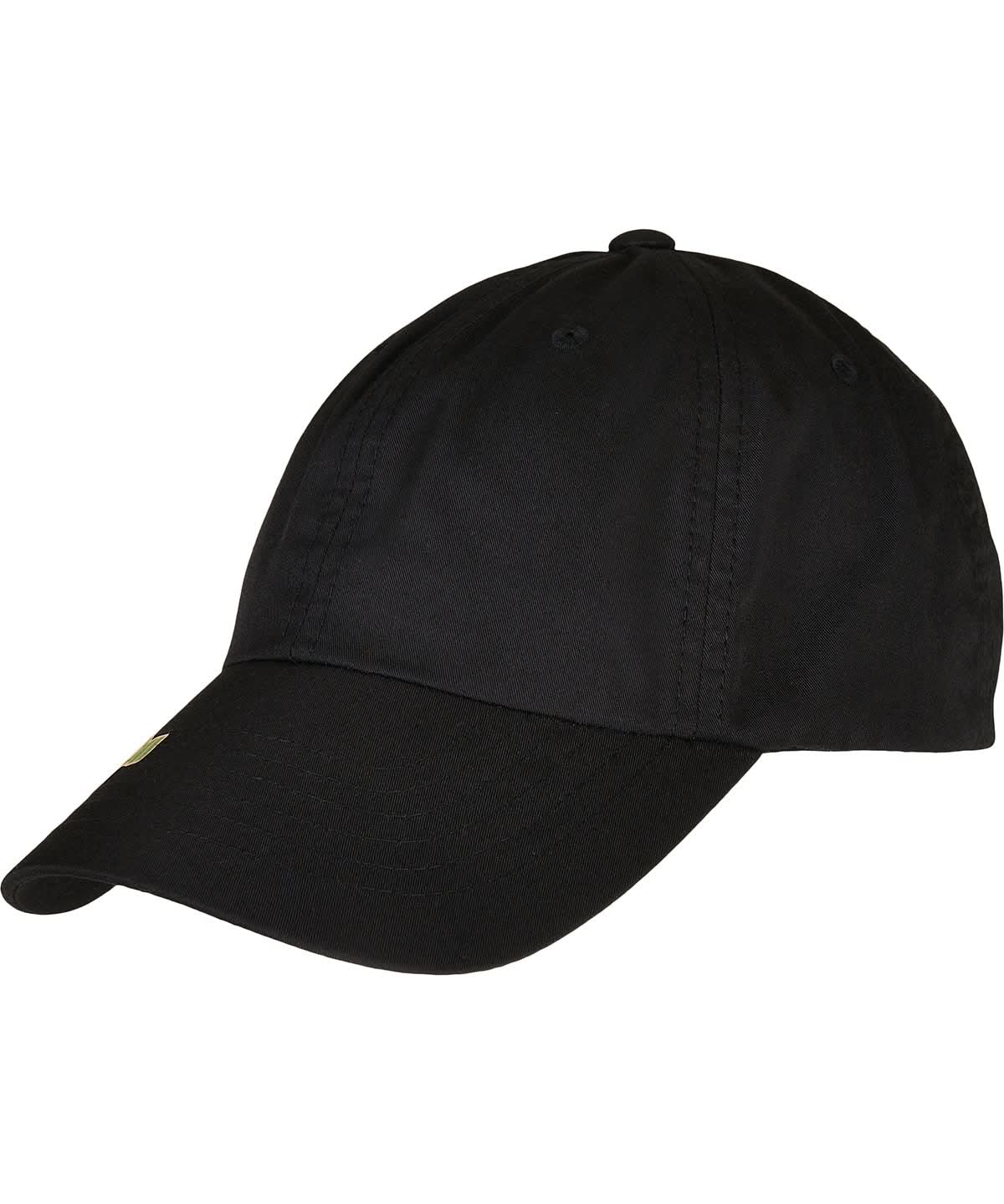 Flexfit By Yupoong Recycled Polyester Dad Cap YP175 - Black One size - Customisable Caps