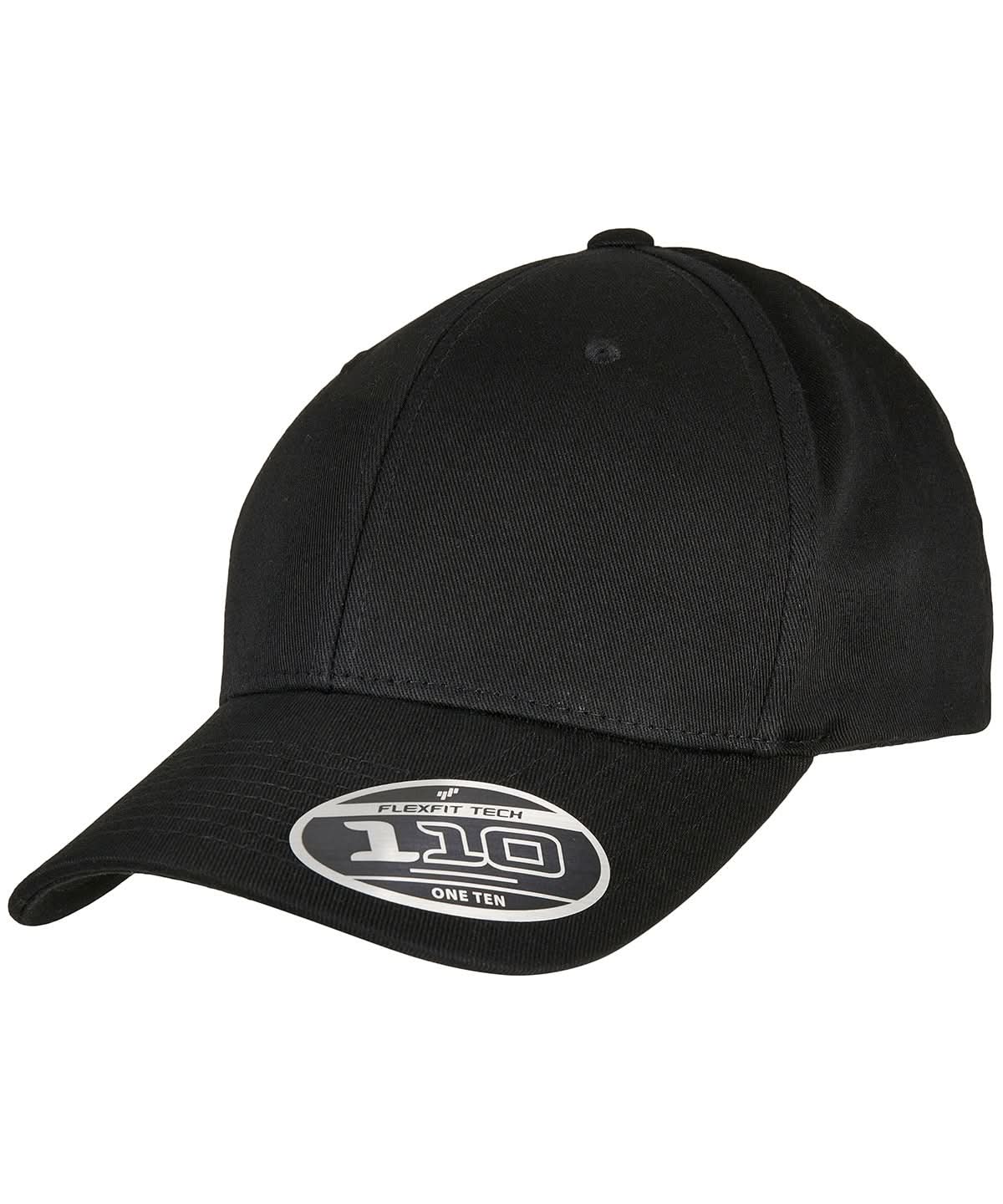 Flexfit By Yupoong Flexfit 110 Organic Cap YP176 - Black One size - Customisable Caps
