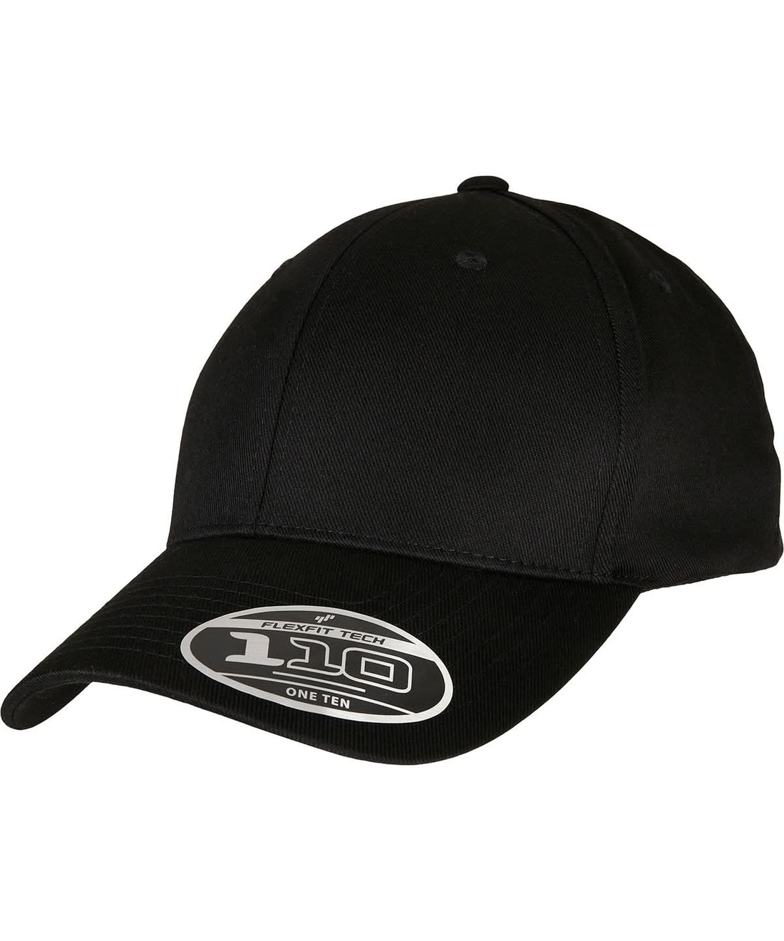 Flexfit By Yupoong Flexfit 110 Curved Visor Snapback YP177 - Black One Size - Customisable Caps
