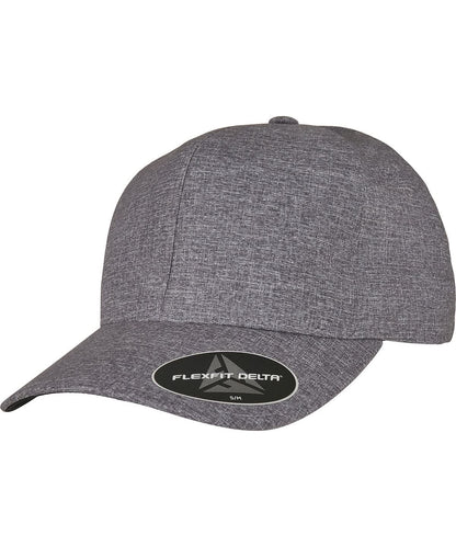 Flexfit By Yupoong Flexfit Delta Carbon Cap YP178 - Melange Blue - Customisable Caps