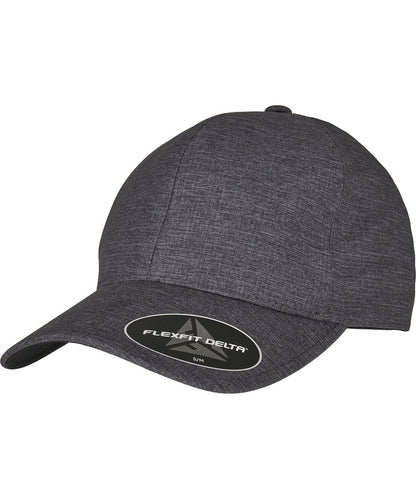 Flexfit By Yupoong Flexfit Delta Carbon Cap YP178 - Melange Charcoal - Customisable Caps