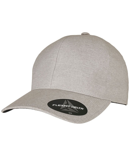 Flexfit By Yupoong Flexfit Delta Carbon Cap YP178 - Melange Silver - Customisable Caps