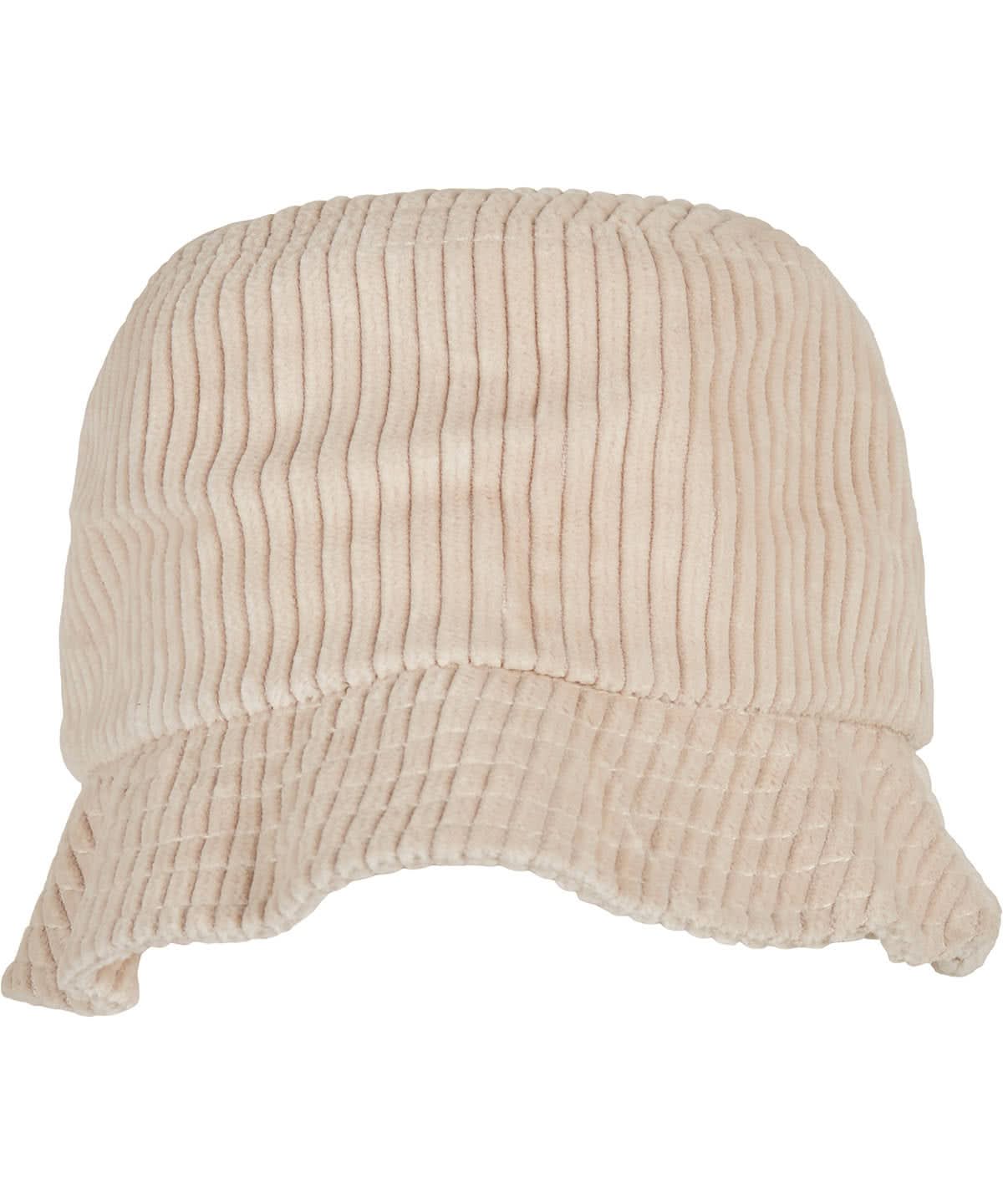 Flexfit By Yupoong Big Corduroy Bucket Hat 5003Bc YP197 - Off White One size - Customisable Hats