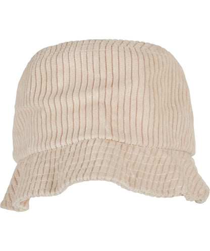 Flexfit By Yupoong Big Corduroy Bucket Hat 5003Bc YP197 - Off White One size - Customisable Hats