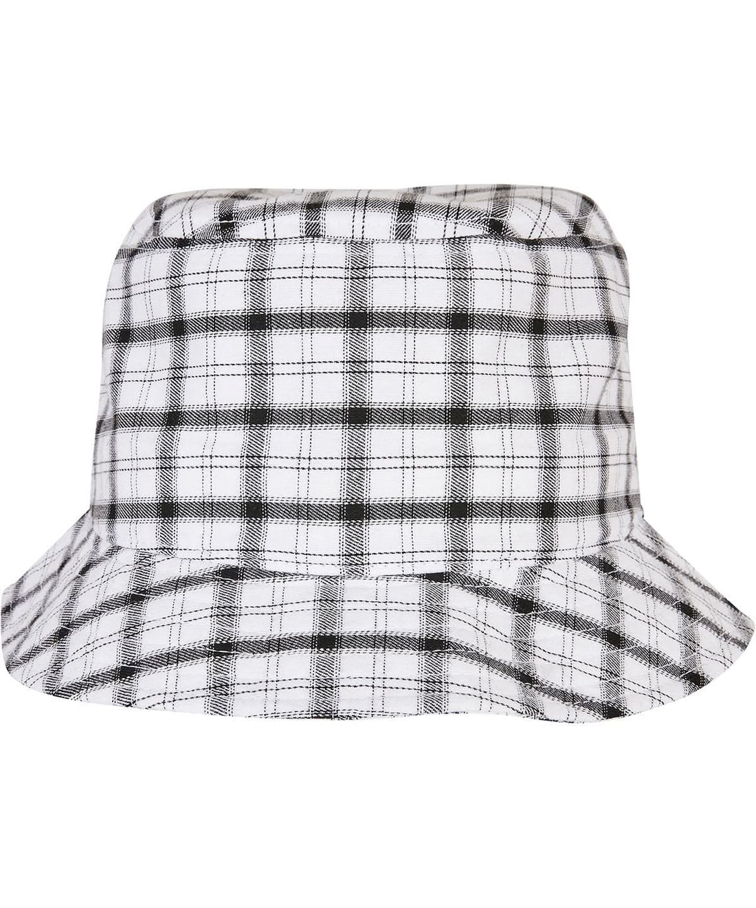 Flexfit By Yupoong Check Bucket Hat 5003C YP198 - White Grey One size - Customisable Hats