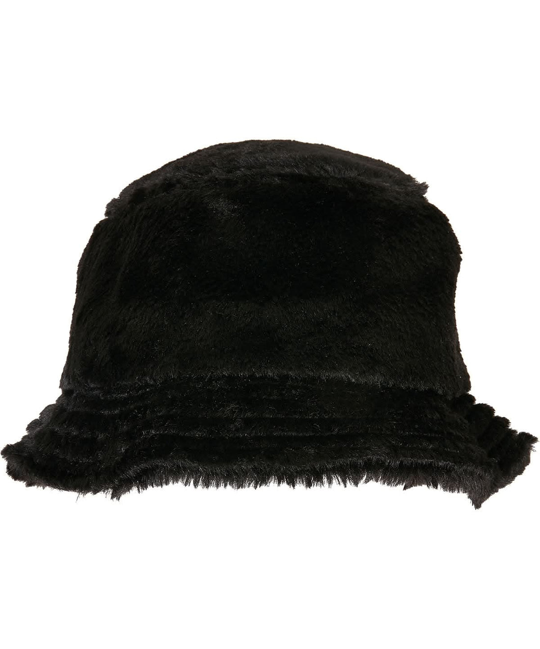 Flexfit By Yupoong Faux Fur Bucket Hat 5003Ff YP200 - Black One size - Customisable Hats
