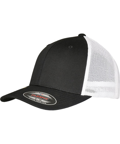 Flexfit By Yupoong Flexfit Trucker Recycled Mesh 6511Rm YP231 - Black White One size - Customisable Caps