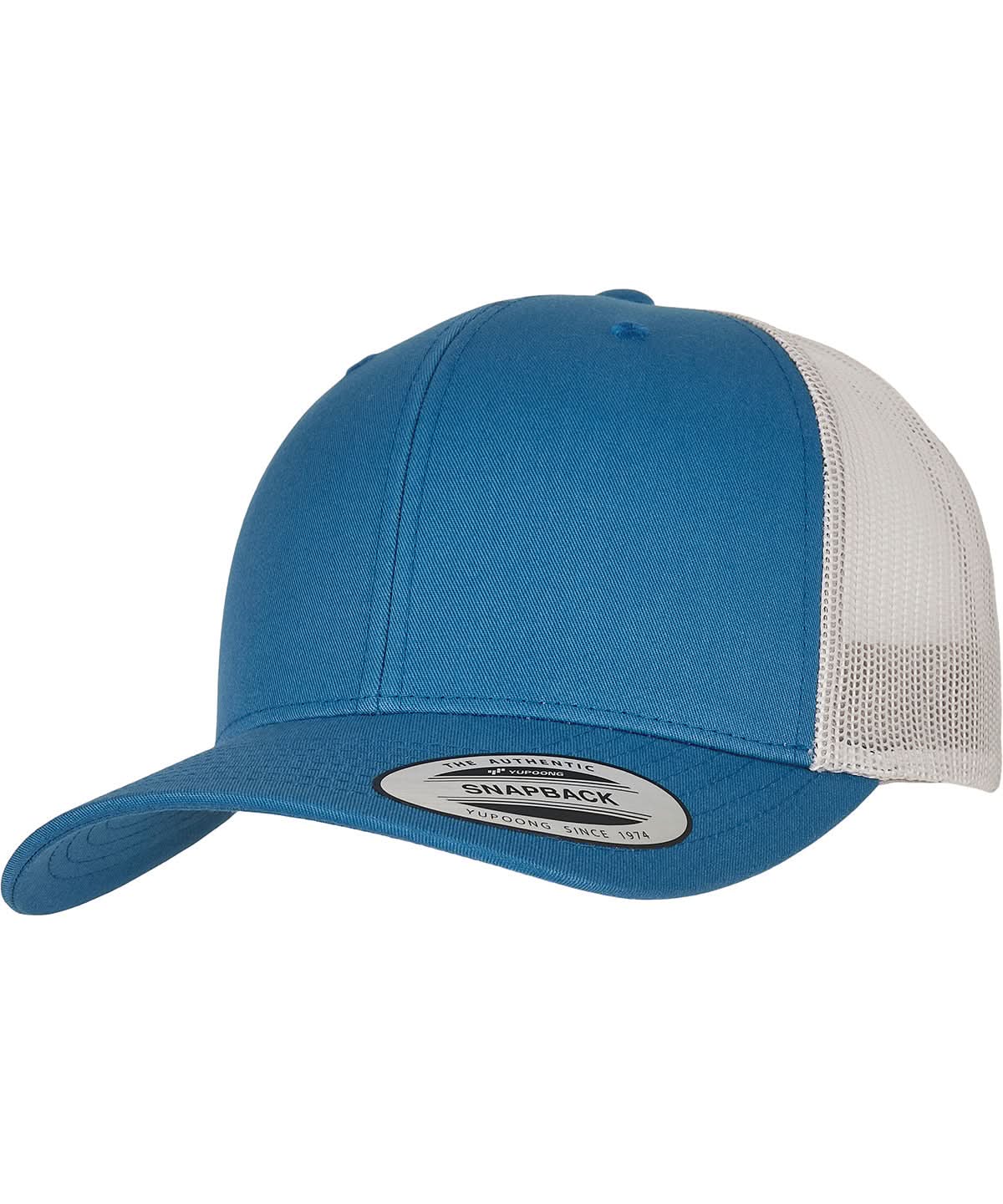 Flexfit By Yupoong Retro Trucker 2 Tone 6606T YP237 - Steel Blue Silver One size - Customisable Caps