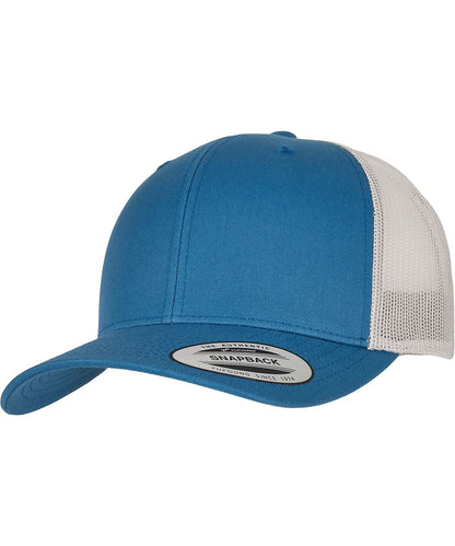 Flexfit By Yupoong Retro Trucker 2 Tone 6606T YP237 - Steel Blue Silver One size - Customisable Caps