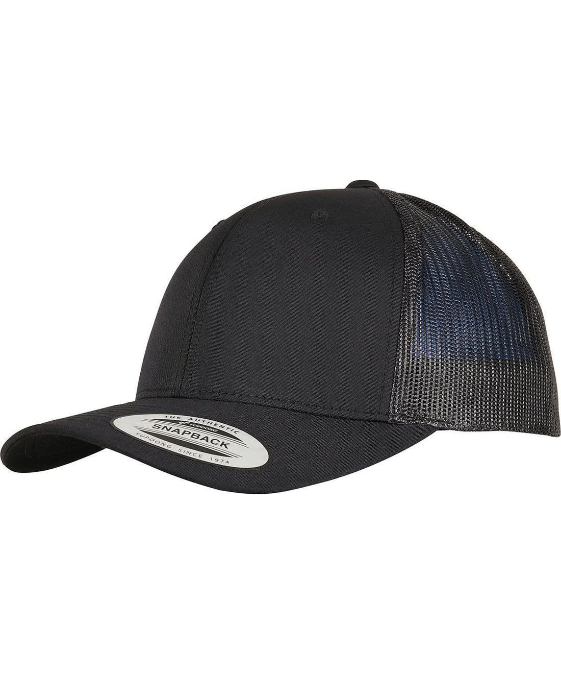 Flexfit By Yupoong Trucker Recycled Polyester Fabric Cap 6606Tr YP238 - Black One size - Customisable Caps