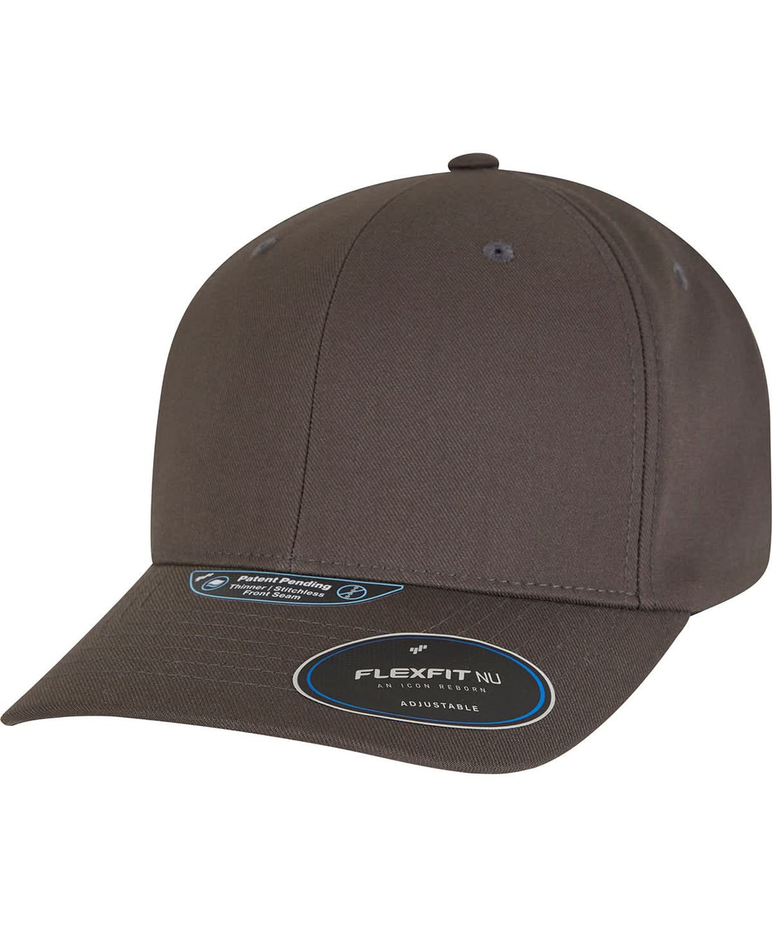 Flexfit By Yupoong Flexfit Nu Adjustable Snapback 6110Nu YP251 - Dark Grey One size - Customisable Caps