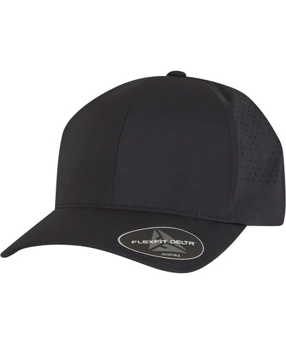 Flexfit By Yupoong Flexfit Delta Snapback 180Ap YP256 - Black One size - Customisable Caps
