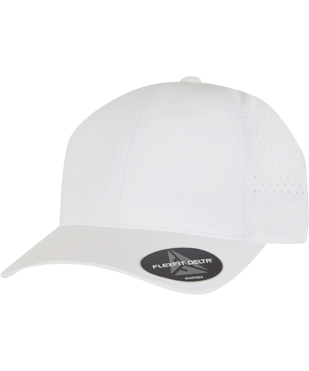 Flexfit By Yupoong Flexfit Delta Snapback 180Ap YP256 - White One size - Customisable Caps