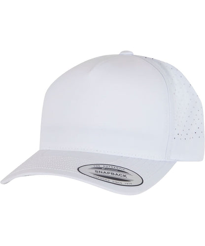 Flexfit By Yupoong Yp Classics 5 Panel Snapback 5389Ap YP257 - White One size - Customisable Caps