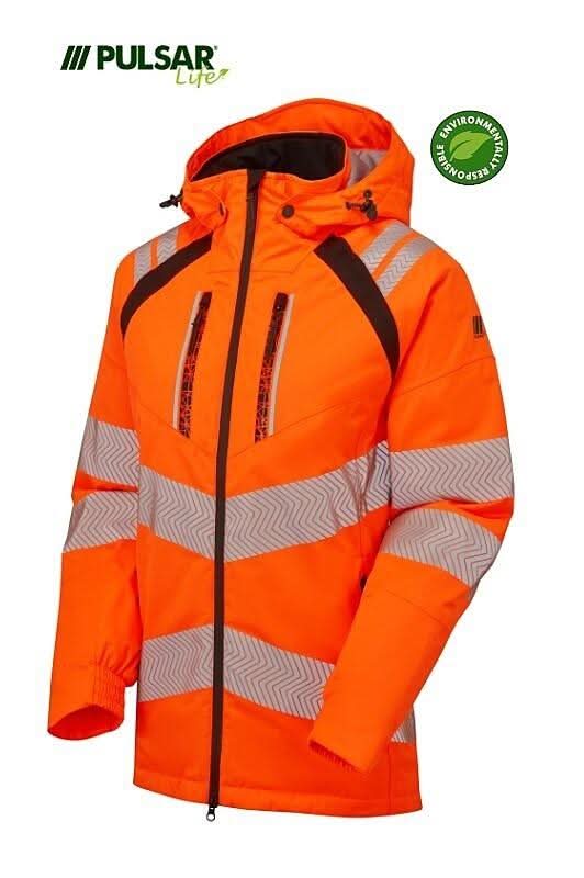 Pulsar LIFE GRS Mens Insulated Parka Orange LFE919 - Orange - Customisable Parka Jackets