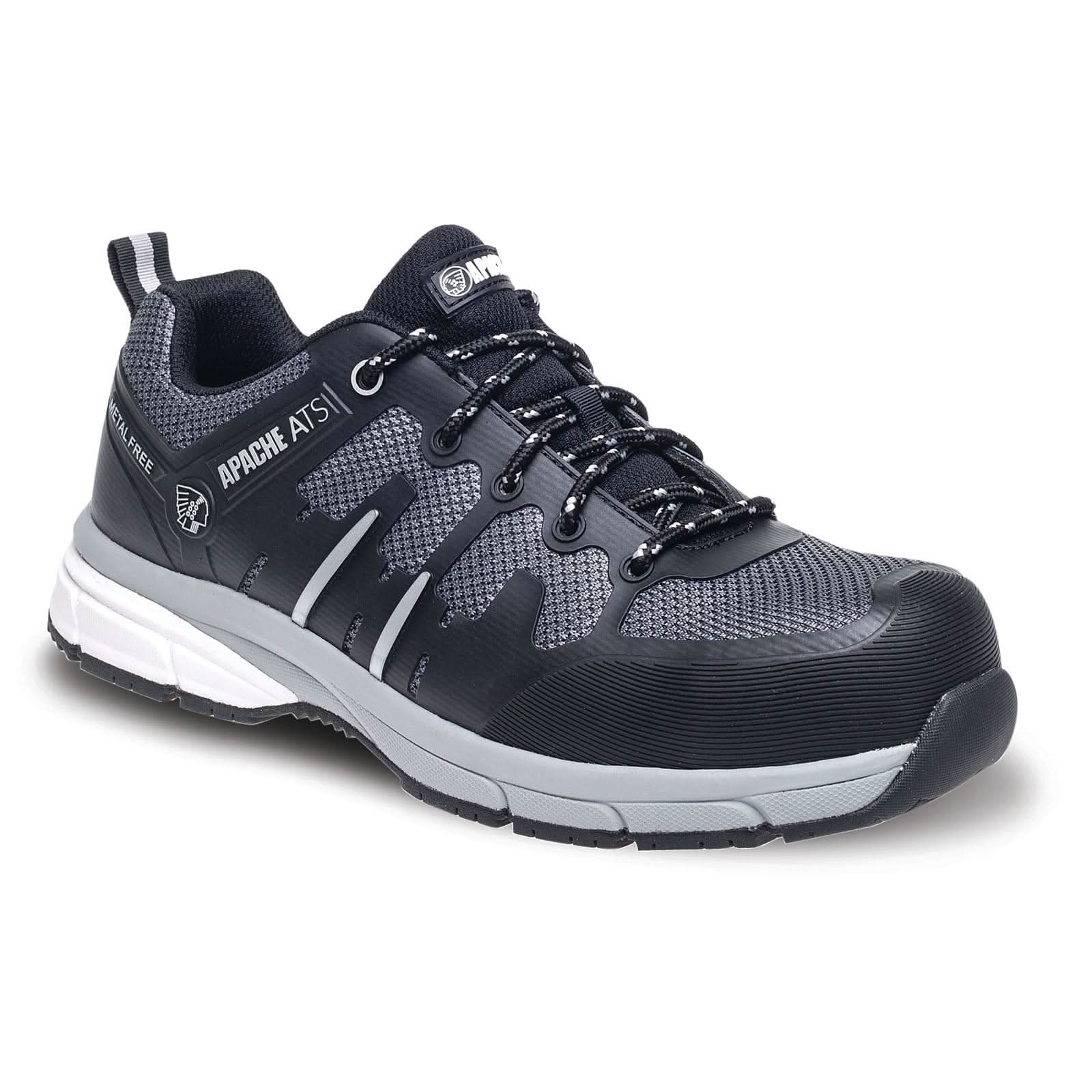 Apache Workwear ATS Thruxton Safety Trainers Apache - Black Grey - Customisable Safety Trainers