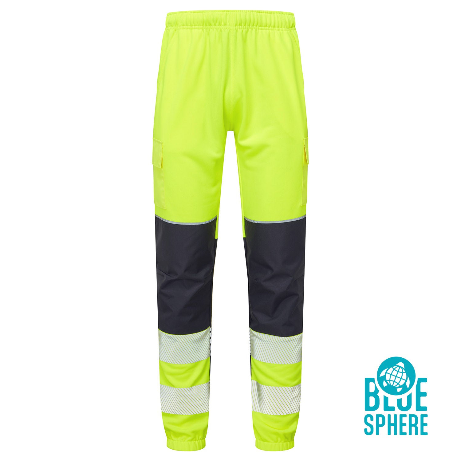 Essentials Hi-Vis Eco CottonCool Yellow Jogger - ESS15 - Yellow - Customisable Bundle