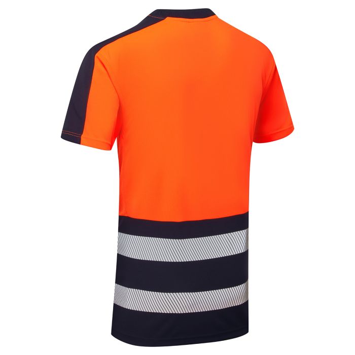 Essentials Hi Vis Eco CoolAir Orange T-Shirt - ESS10 - - Customisable T-Shirt