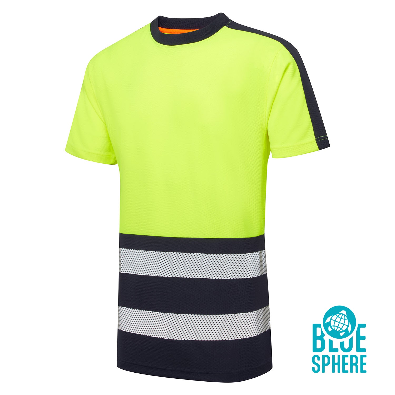 Essentials Hi Vis Eco CoolAir Yellow T-Shirt - ESS09 - Yellow - Customisable SHIRT