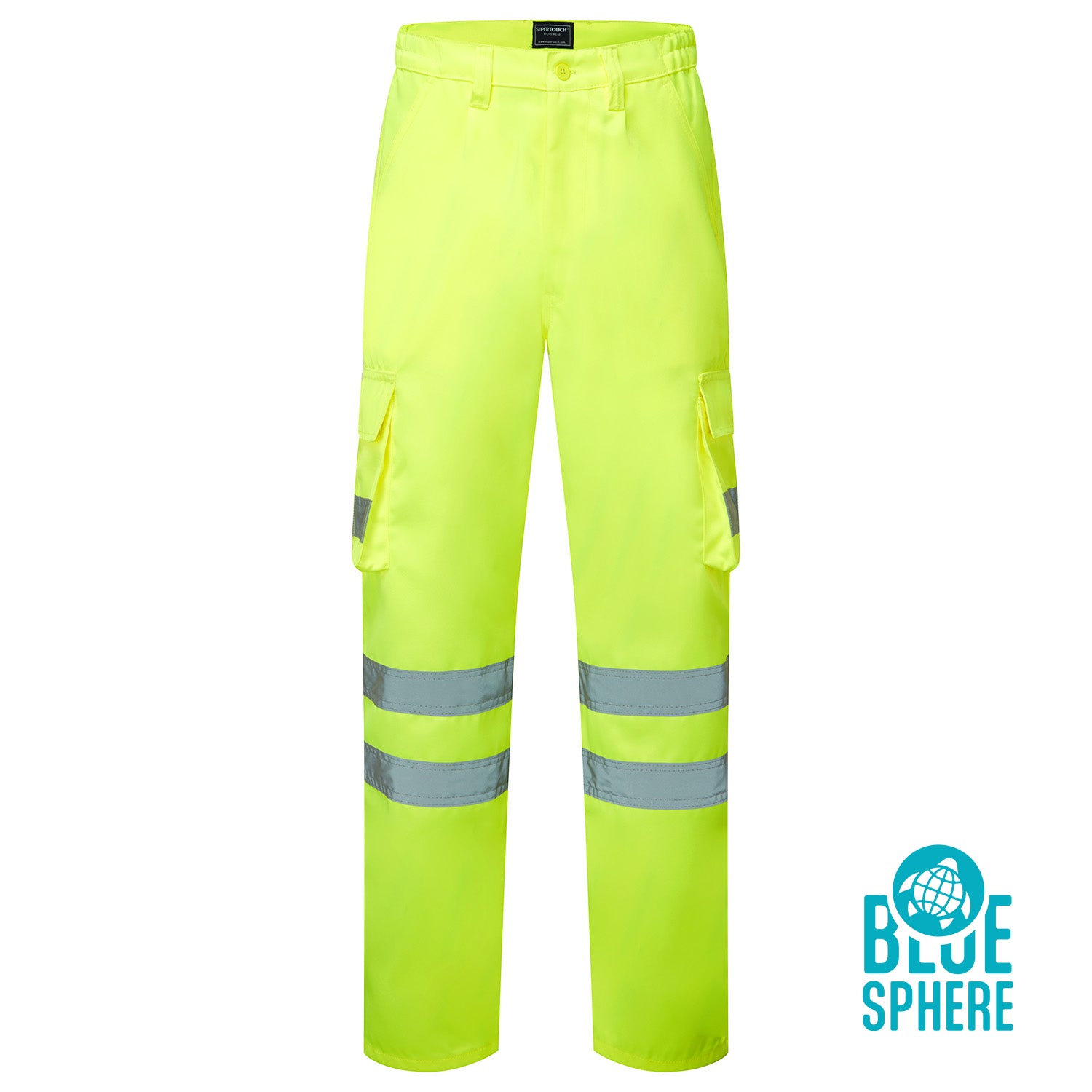Supertouch Eco HV Trouser - EHV11 - Yellow - Customisable TROUSERS