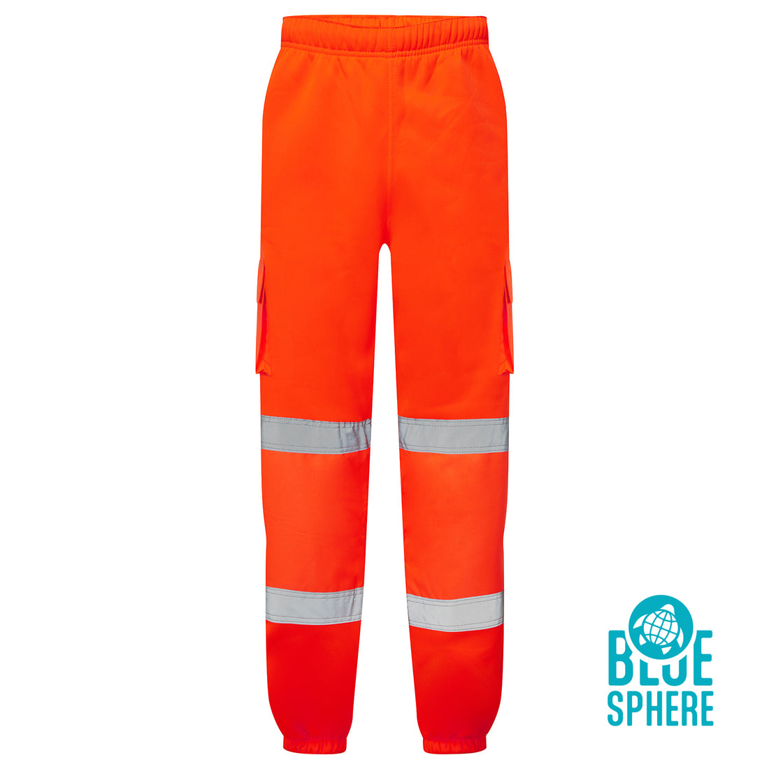 Supertouch Eco Hi Vis Orange Jogging Bottoms - EHV08 - Orange - Customisable TROUSERS