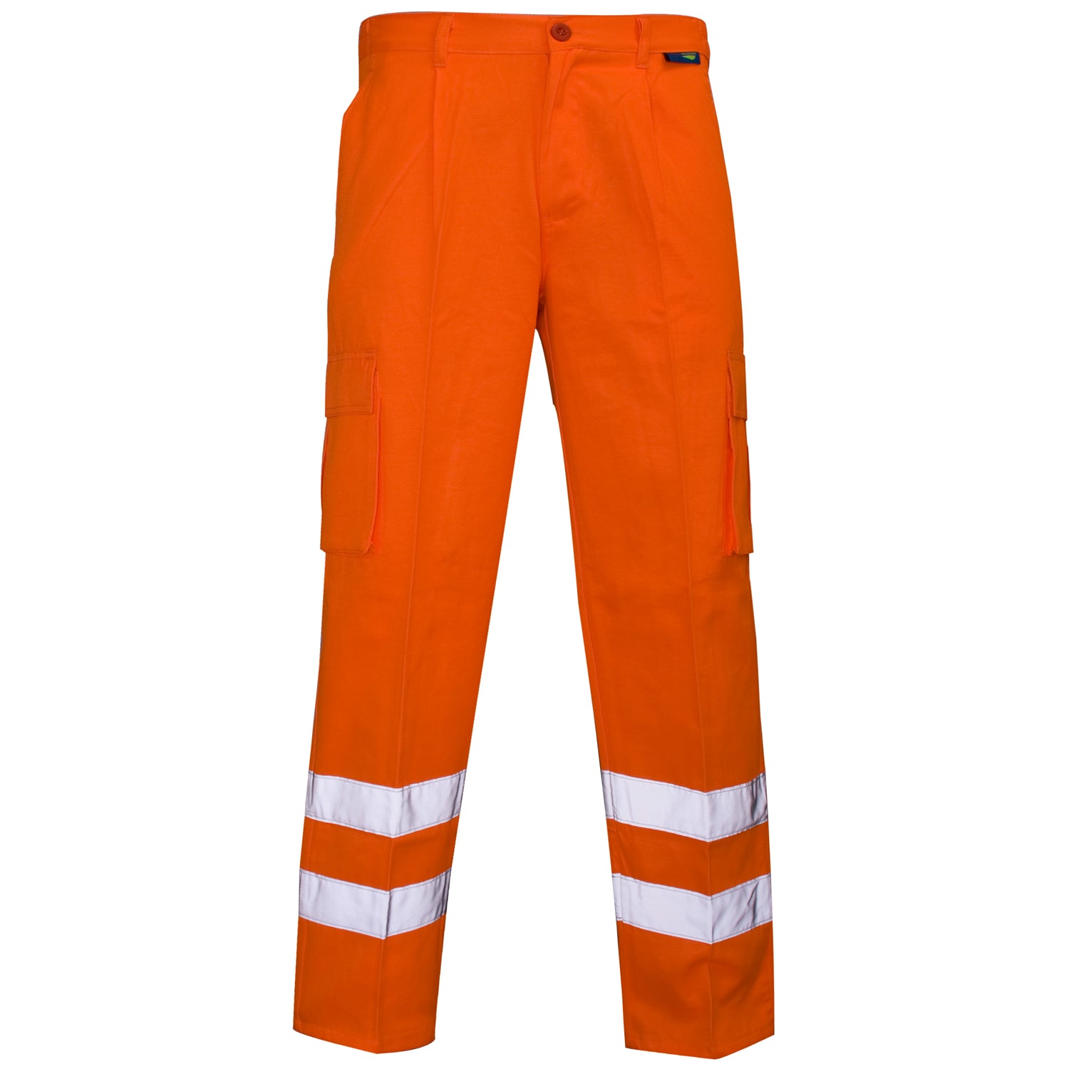 Supertouch Hi Vis Orange Combat Trousers Long Leg - H63 - Orange - Customisable Trousers