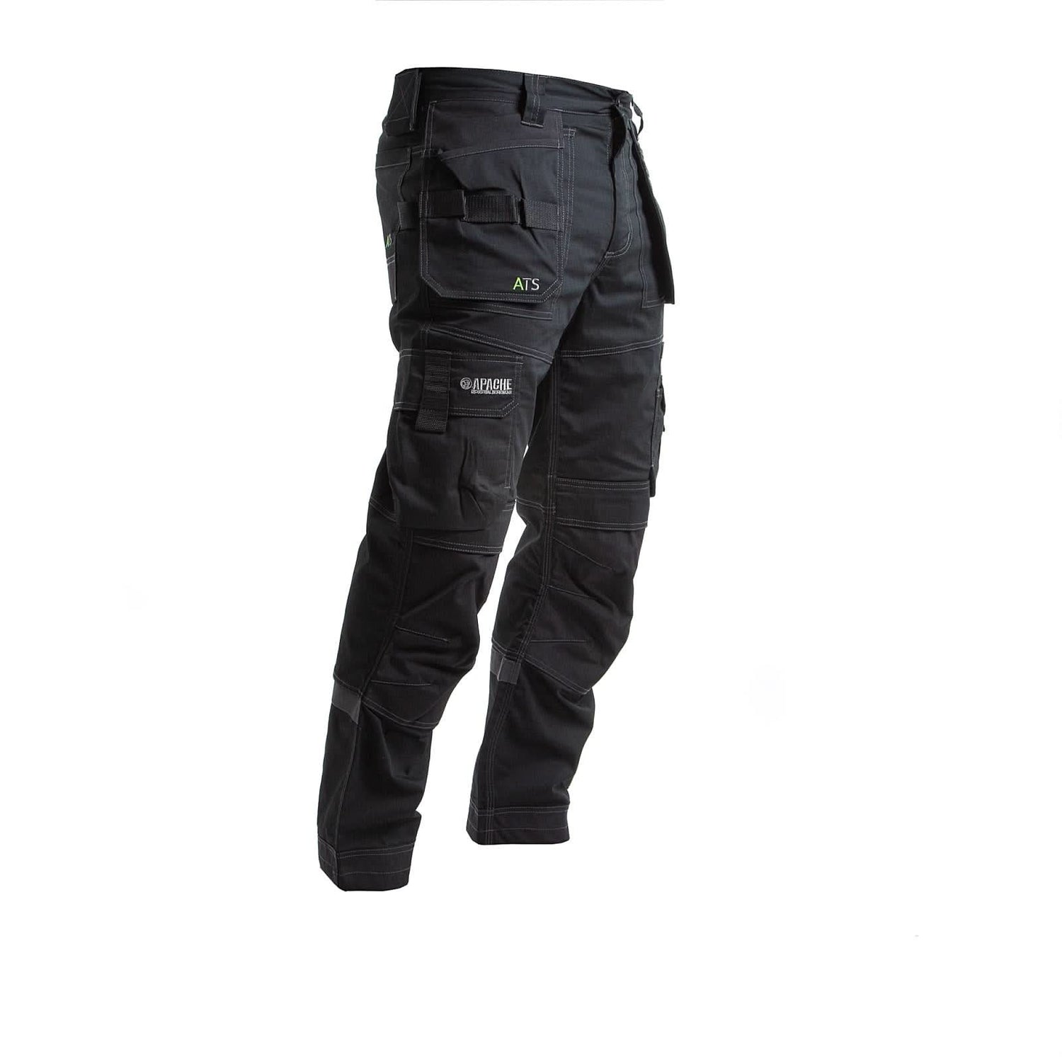 Apache Workwear Cavendish Black Ripstop Stretch Trousers Apache - Black - Customisable Trousers