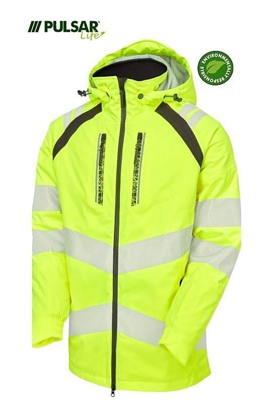 Pulsar LIFE GRS Mens Insulated Parka Yellow LFE918 - Yellow - Customisable Parka Jackets