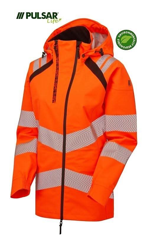 Pulsar LIFE GRS Mens Shell Jacket LFE910 - Orange - Customisable Jackets