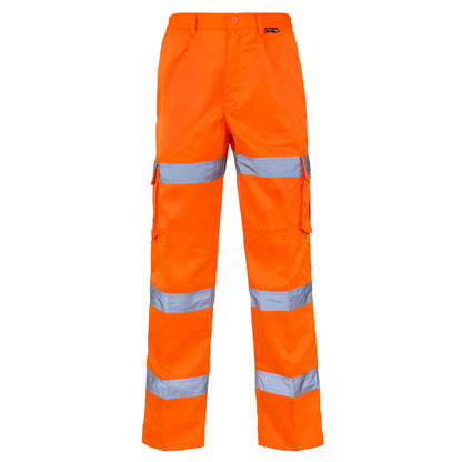 Supertouch - Hi Vis 3 Band Combat Trousers - H59 - - Customisable Trousers
