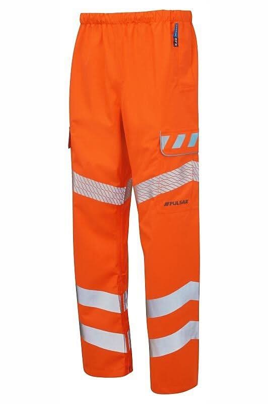 Pulsar Evolution Hi Vis Orange Over Trousers EVO251 - Orange - Customisable Trousers