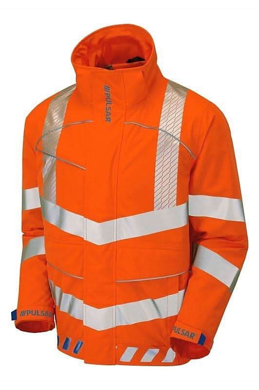 Pulsar Evolution Hi Vis Orange Bomber Jacket EVO253 - Orange - Customisable Jackets