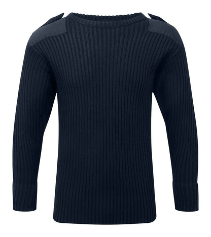 Fort Crew Neck Combat Jumper FORT 120 - Navy Blue - Customisable
