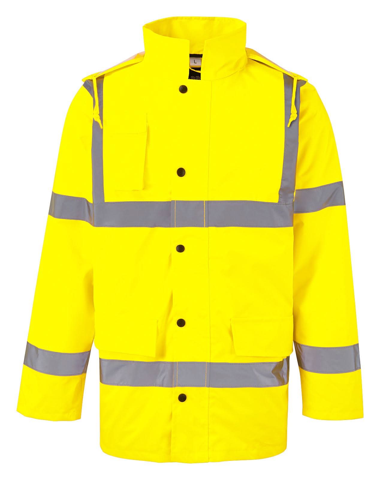 Fort Hi Vis Motorway Jacket FORT 210 - Yellow - Customisable Jackets
