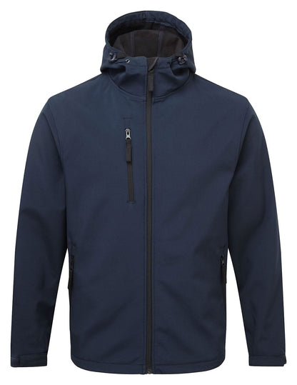 Fort Holkham Hooded Softshell Jacket FORT 234 - Navy Blue - Customisable Softshell Jacket