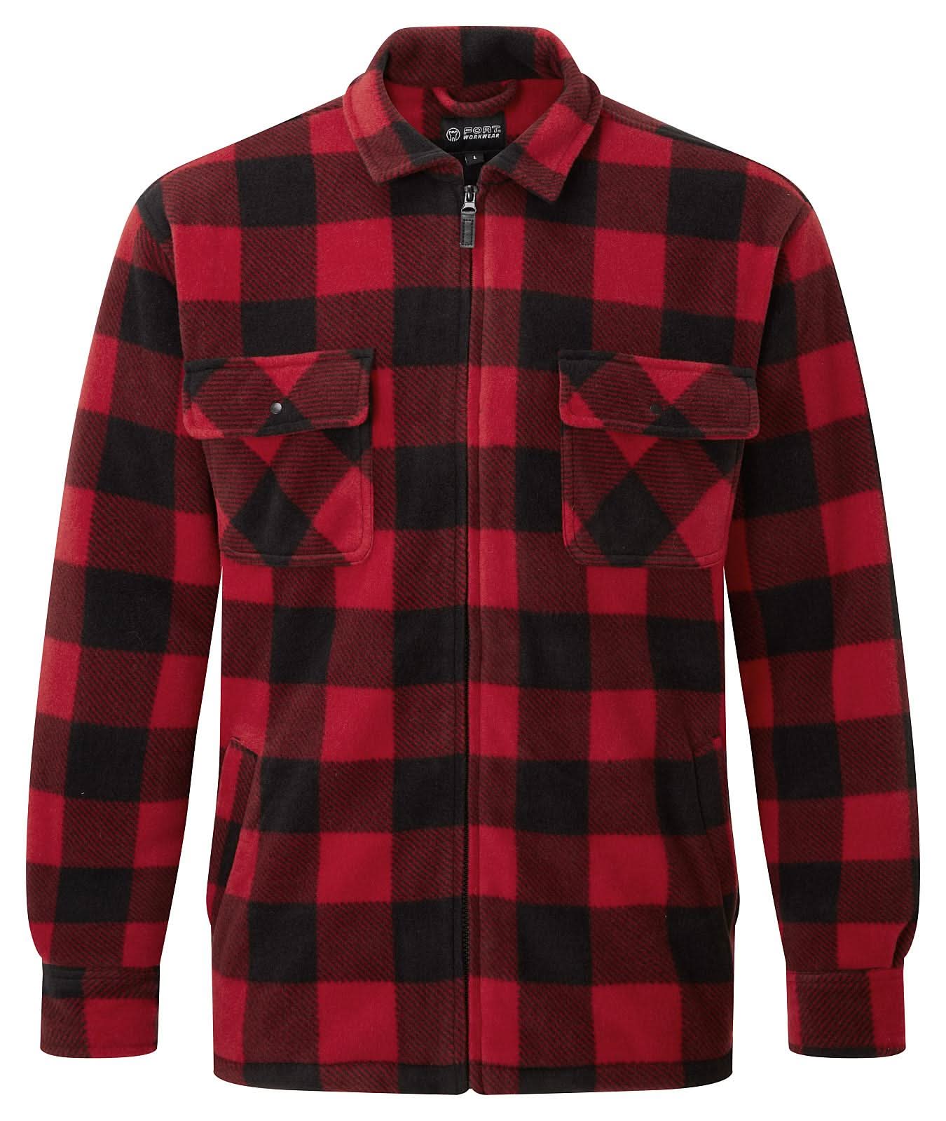 Fort Portman Shacket FORT 126 - Red - Customisable