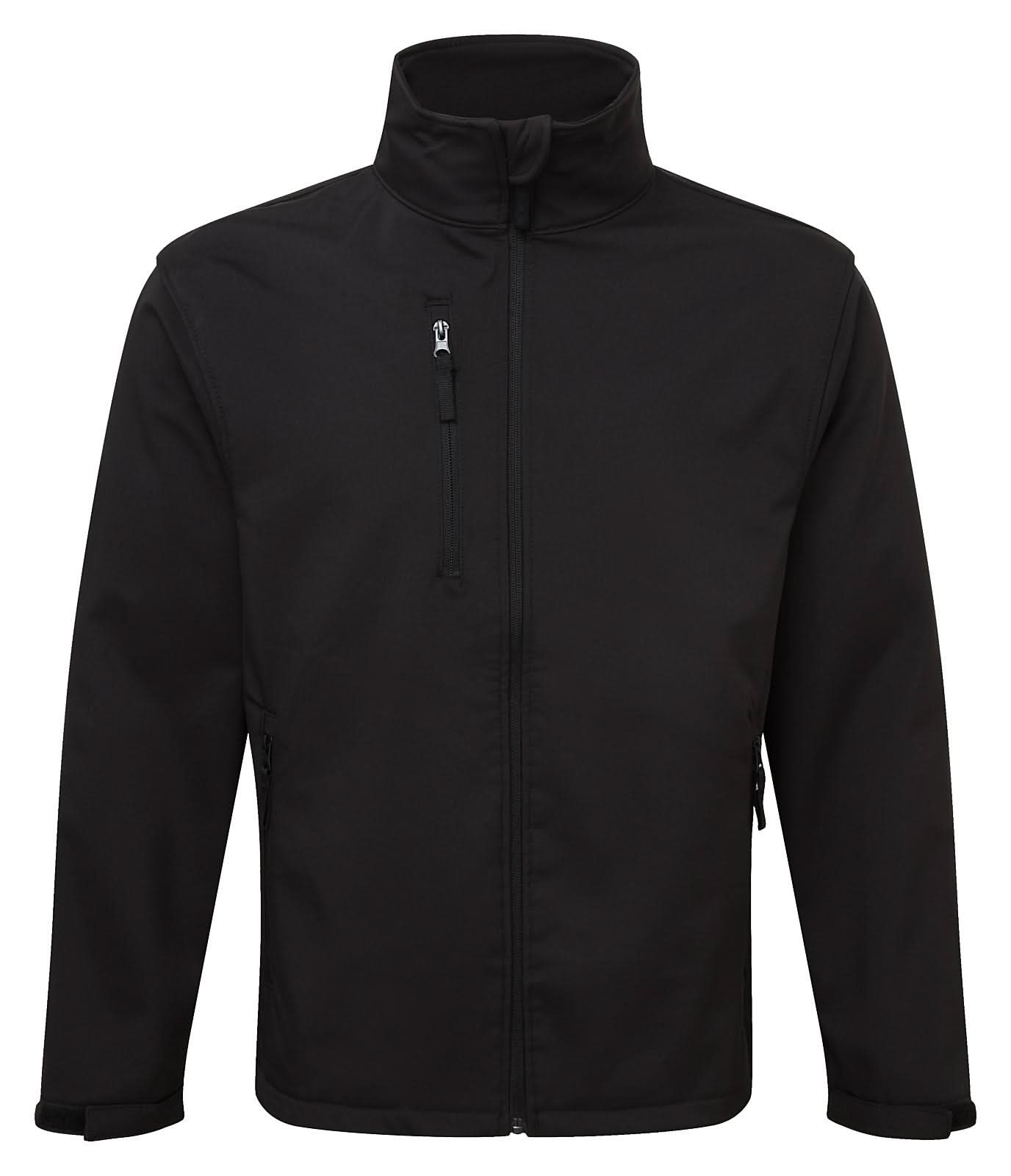 Fort Selkirk Softshell Jacket FORT 204 - Black - Customisable Softshell Jacket