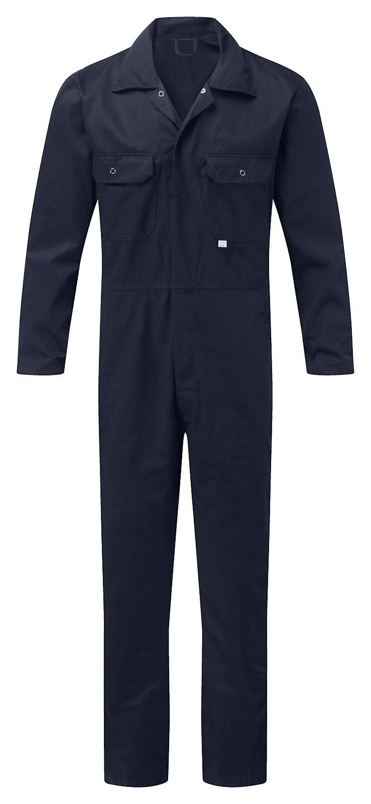 Fort Stud Front Coverall FORT 344 - Navy Blue - Customisable Coveralls