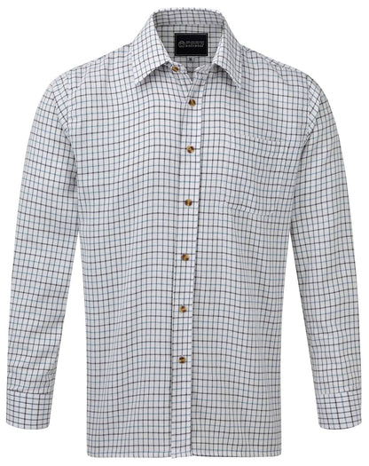 Fort Tattersall Shirt FORT 100 - Blue - Customisable Shirts