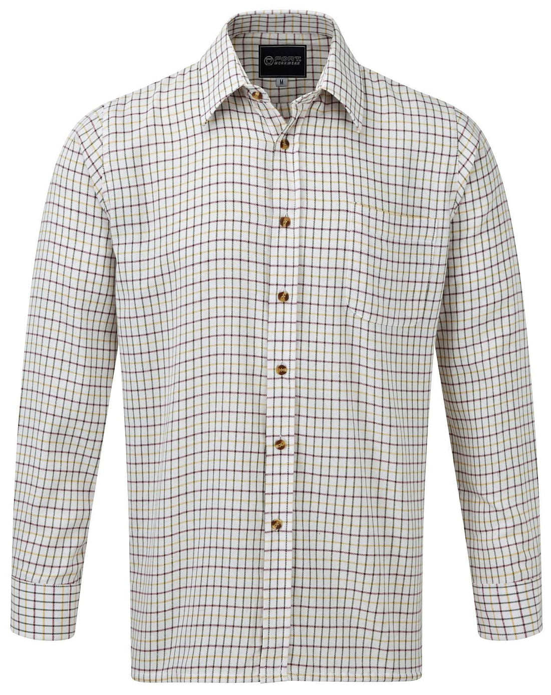 Fort Tattersall Shirt FORT 100 - Green - Customisable Shirts